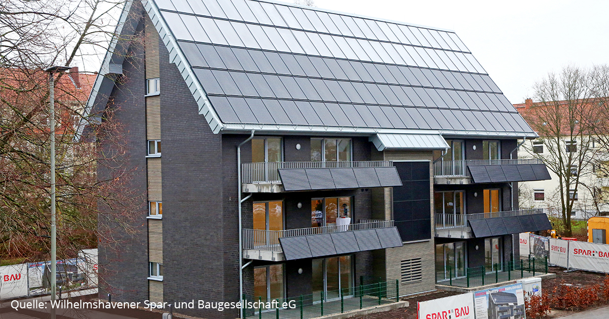 Energieautarkes Mehrfamilienhaus in Wilhelmshaven