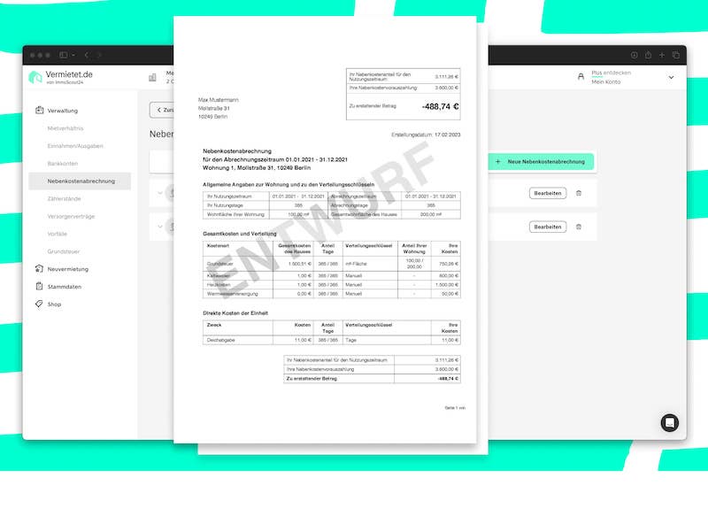 Nebenkostenabrechnung: Infos Zur Erstellung & Vorlage - ImmoScout24